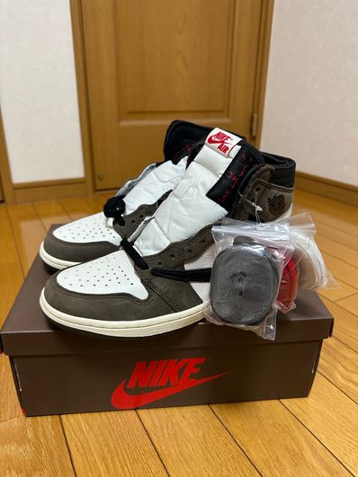 Travis Scott × Nike Air Jordan 1 Retro High OG TS SP "Sail/Dark Mocha"