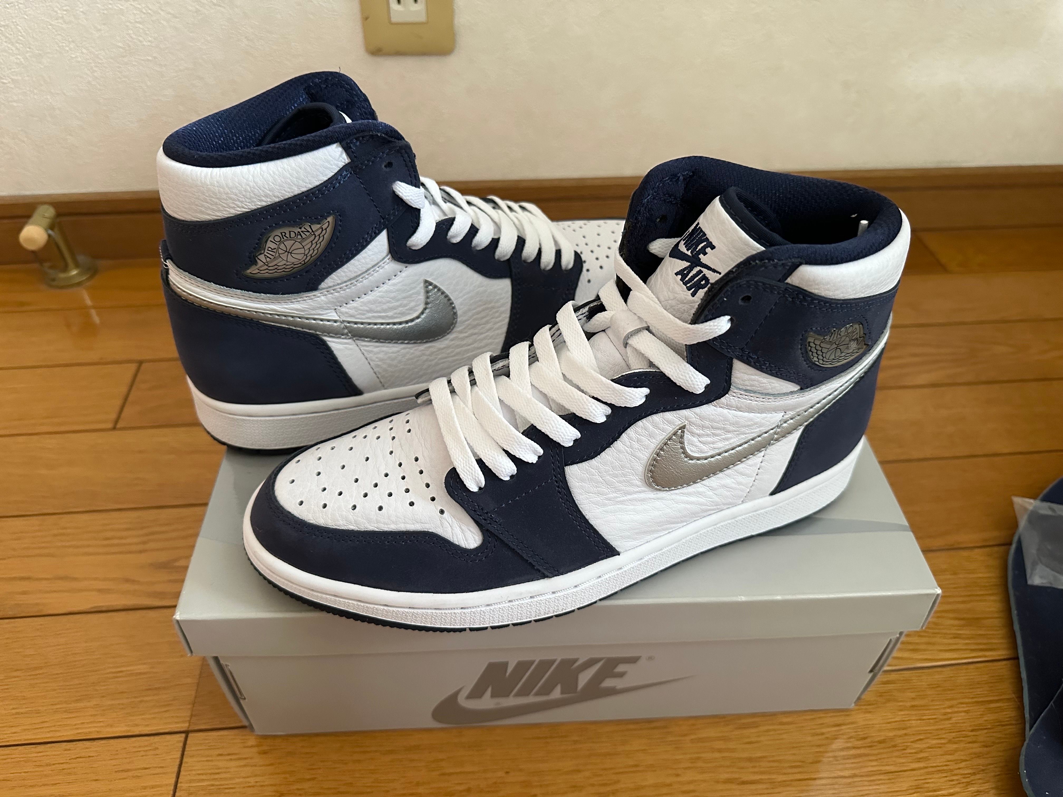 Nike Air Jordan 1 High OG CO.JP "White/Midnight Navy" (2020)(ブリーフケースなし)