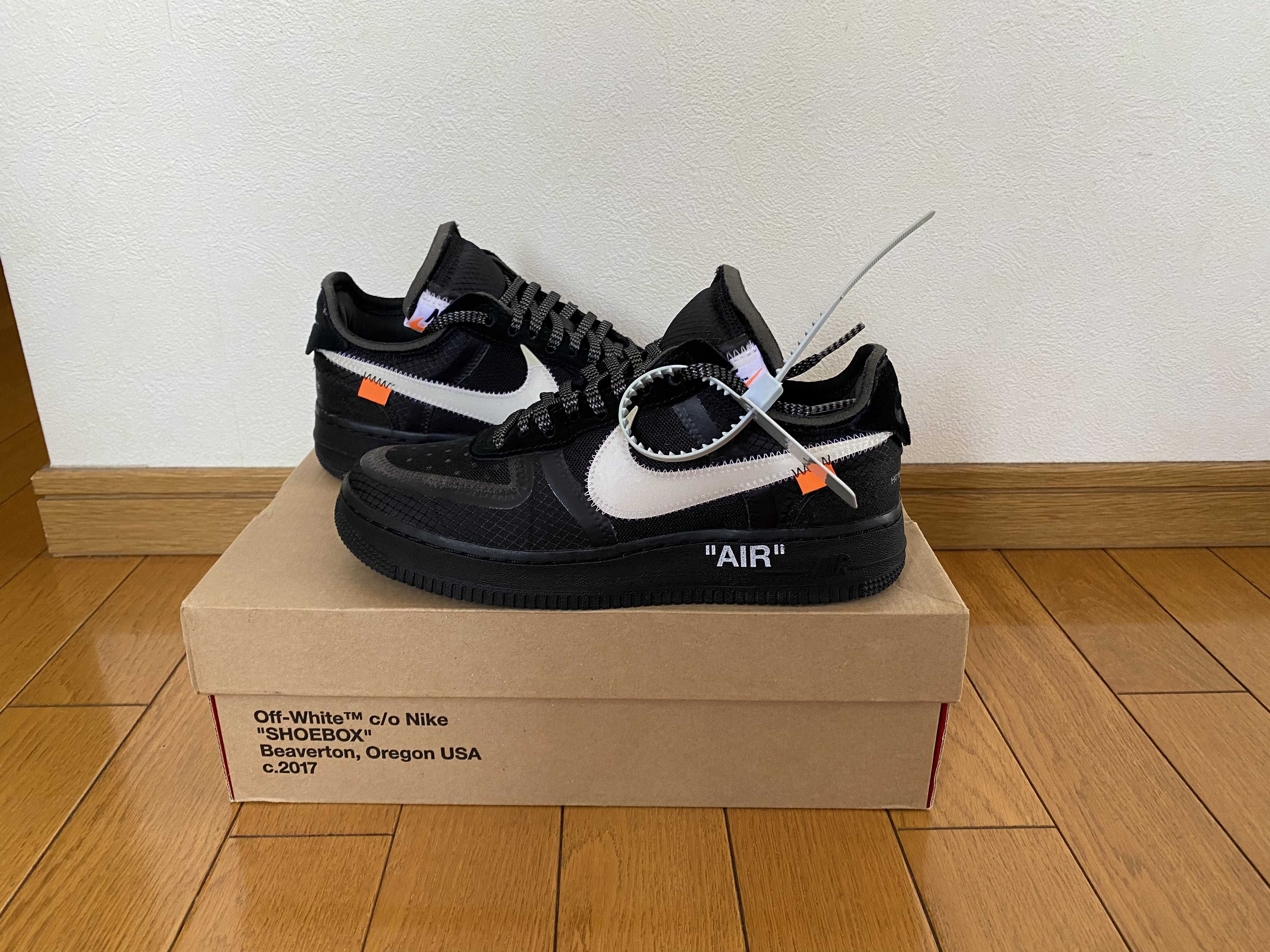 Off-White × Nike Air Force 1 Low "Black"