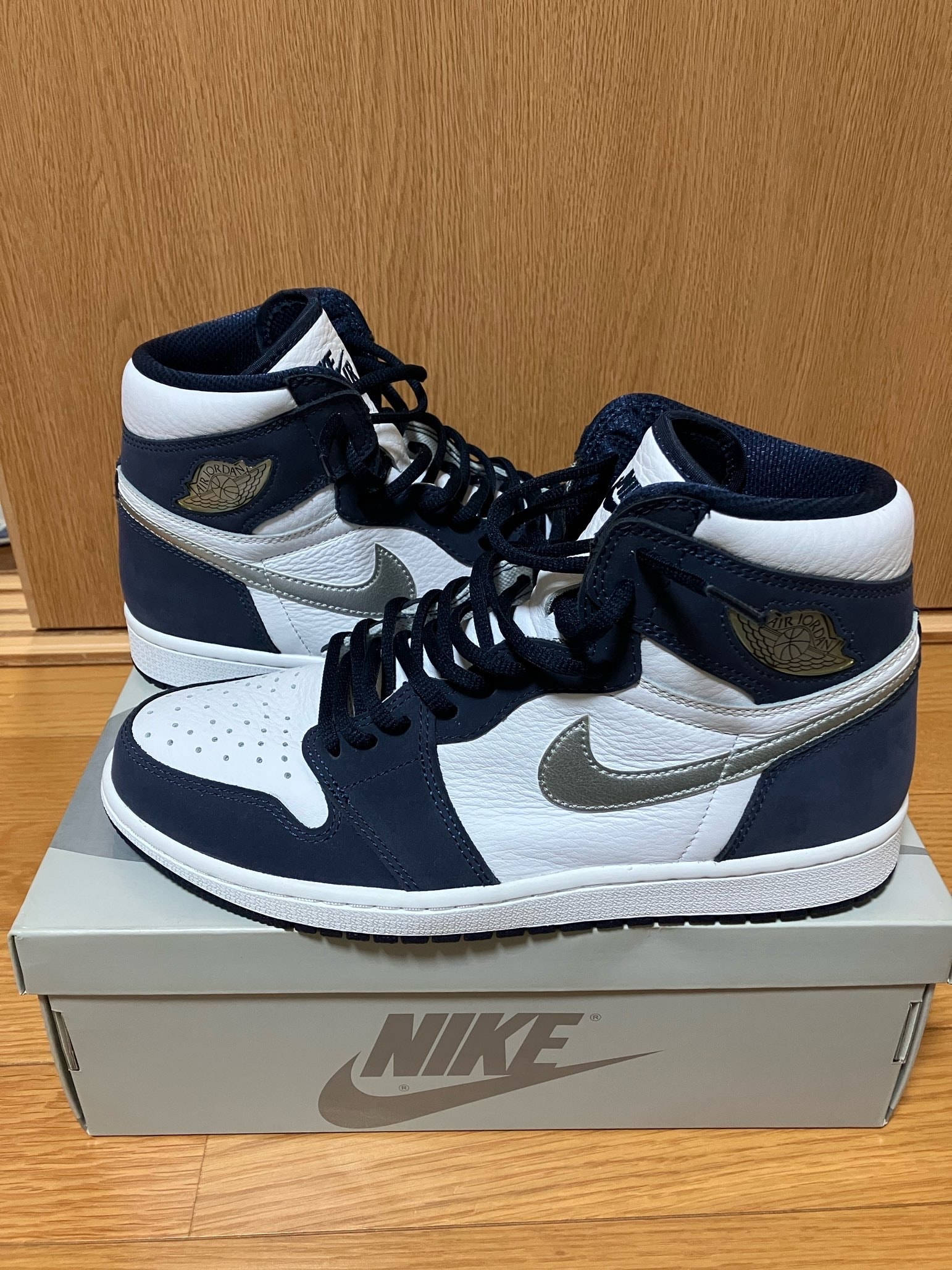 Nike Air Jordan 1 High OG CO.JP "White/Midnight Navy" (2020)(ブリーフケースなし)