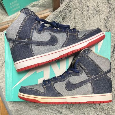 Nike SB Dunk High Reese Forbes Denim "Midnight Navy"