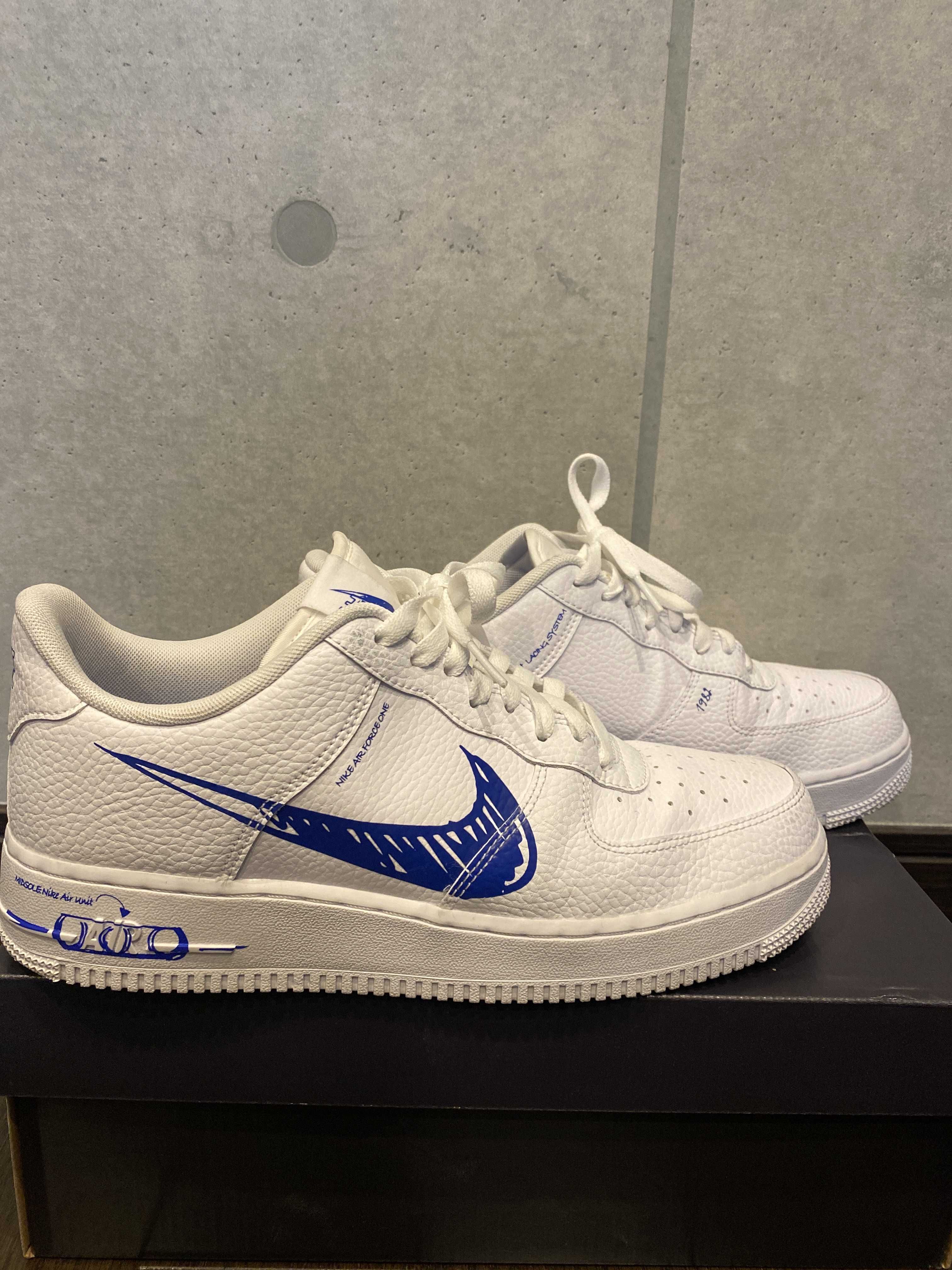 Nike Air Force 1 Low LV8 Utility "White/Blue"