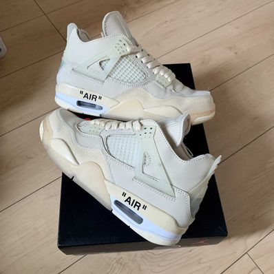 Off-White × Nike Women's Air Jordan 4 SP "Sail"