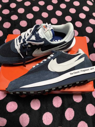 Fragment × sacai × Nike LD Waffle "Blackended Blue"