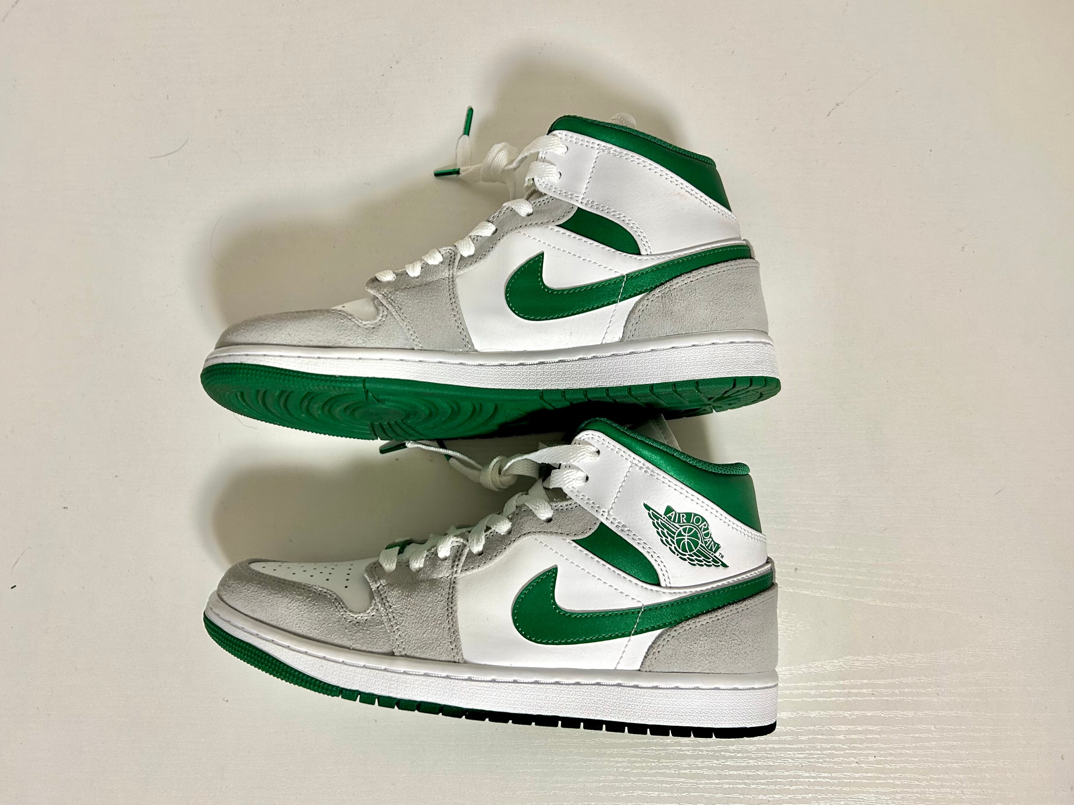 Nike Air Jordan 1 Mid "Green Grey White"