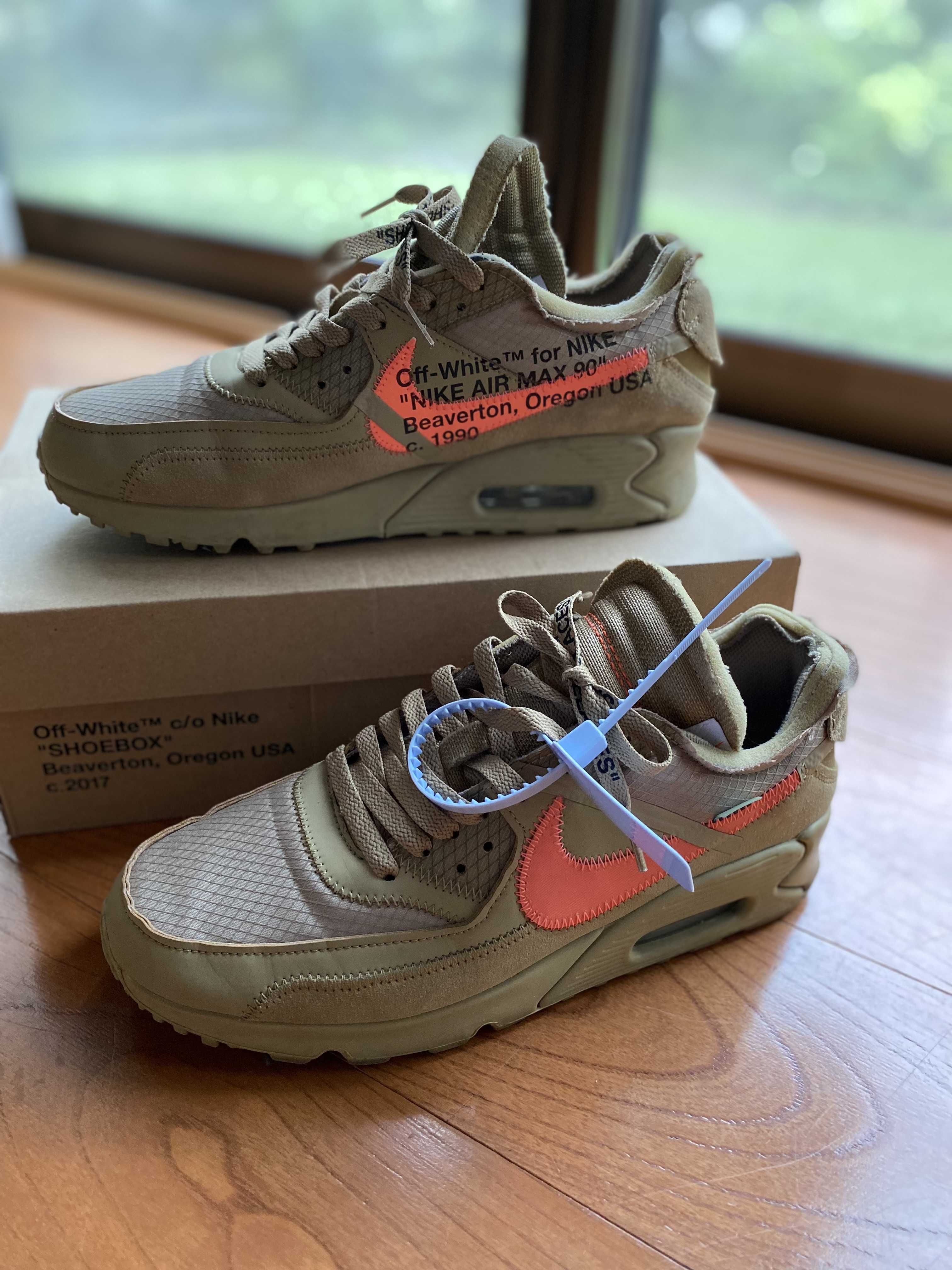 Off-White × Nike Air Max 90 "Desert Ore"