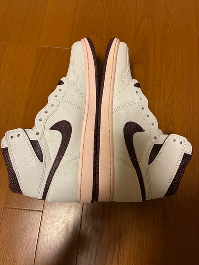 A Ma Maniere × Nike Air Jordan 1 Retro High OG "Sail and Burgundy"