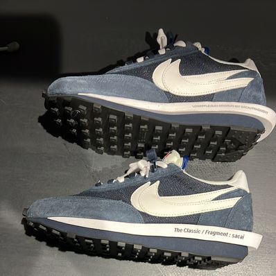 Fragment × sacai × Nike LD Waffle "Blackended Blue"