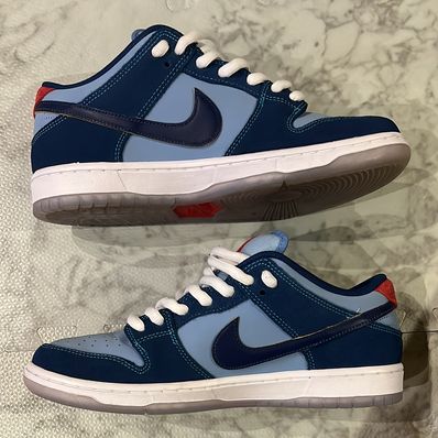 Why So Sad? × Nike SB Dunk Low "Coastal Blue/Speed Yellow-University Red"