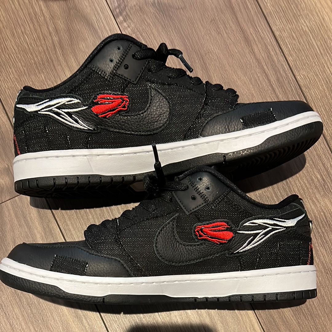 Wasted Youth × Nike SB Dunk Low "Black Denim" / VERDY