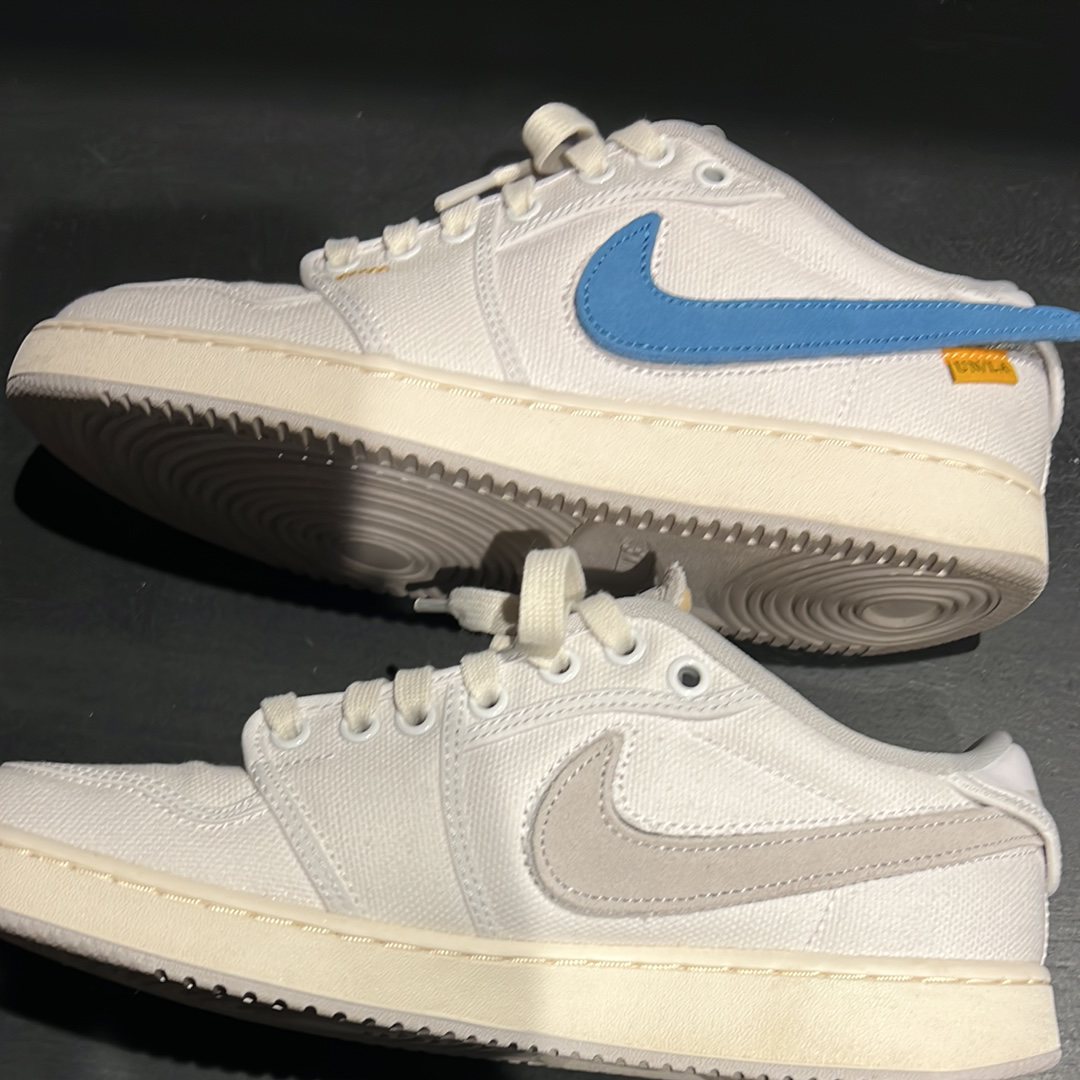 UNION × Nike Air Jordan 1 Low KO "White Canvas"