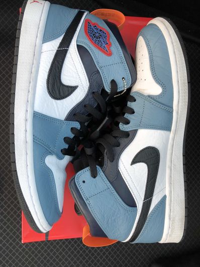 FACETASM × Nike Air Jordan 1 Mid "White/Navy"