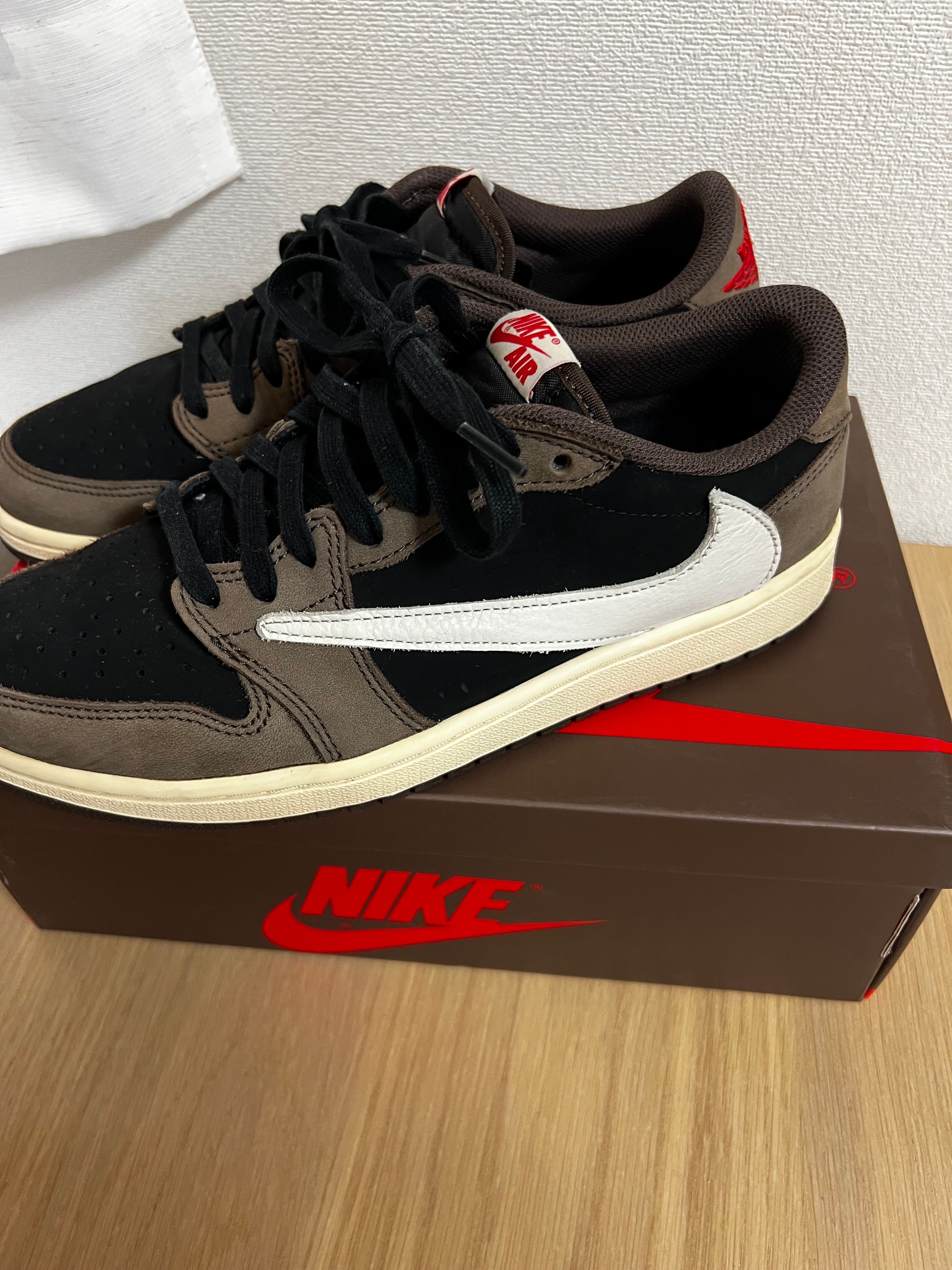 Travis Scott × Nike Air Jordan 1 Low OG SP-T "Black/Dark Mocha"