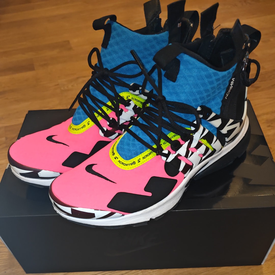 ACRONYM × Nike Air Presto Mid "Hyper Pink"