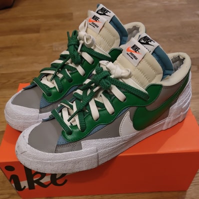 sacai × Nike Blazer Low "Classic Green"