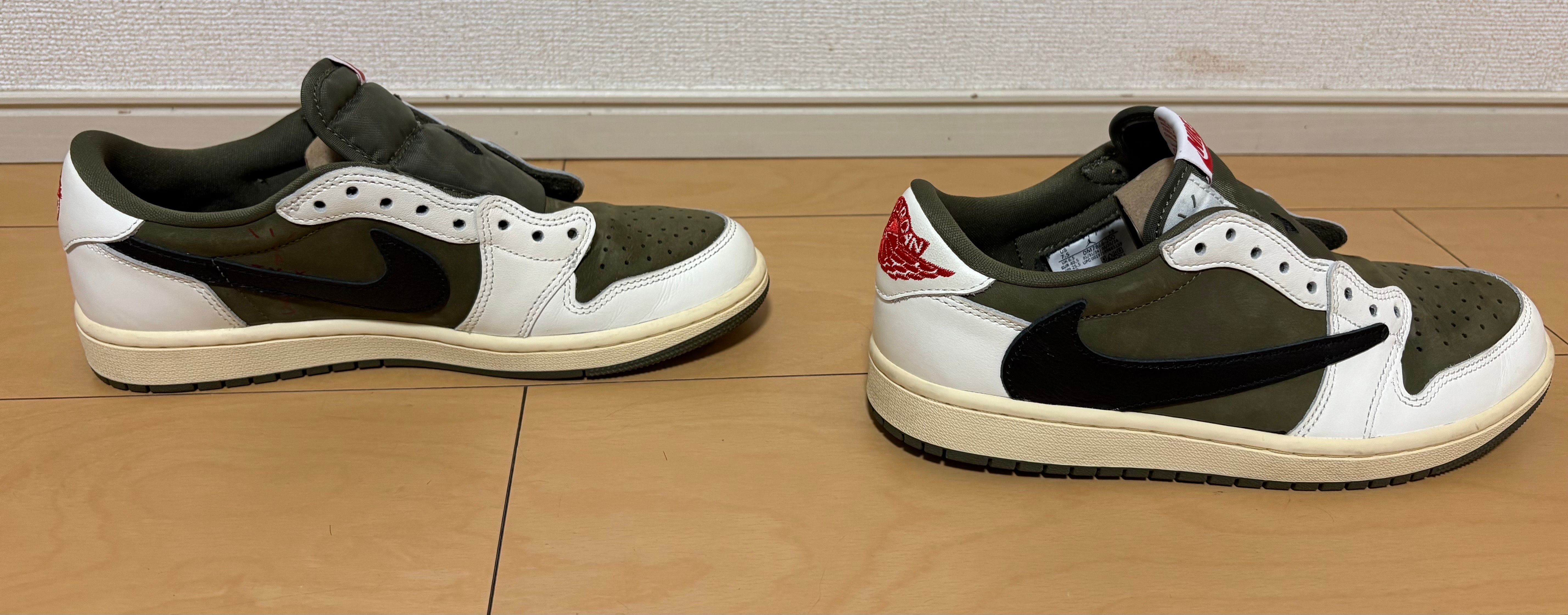 Travis Scott × Nike Air Jordan 1 Low OG SP "Reverse Olive"