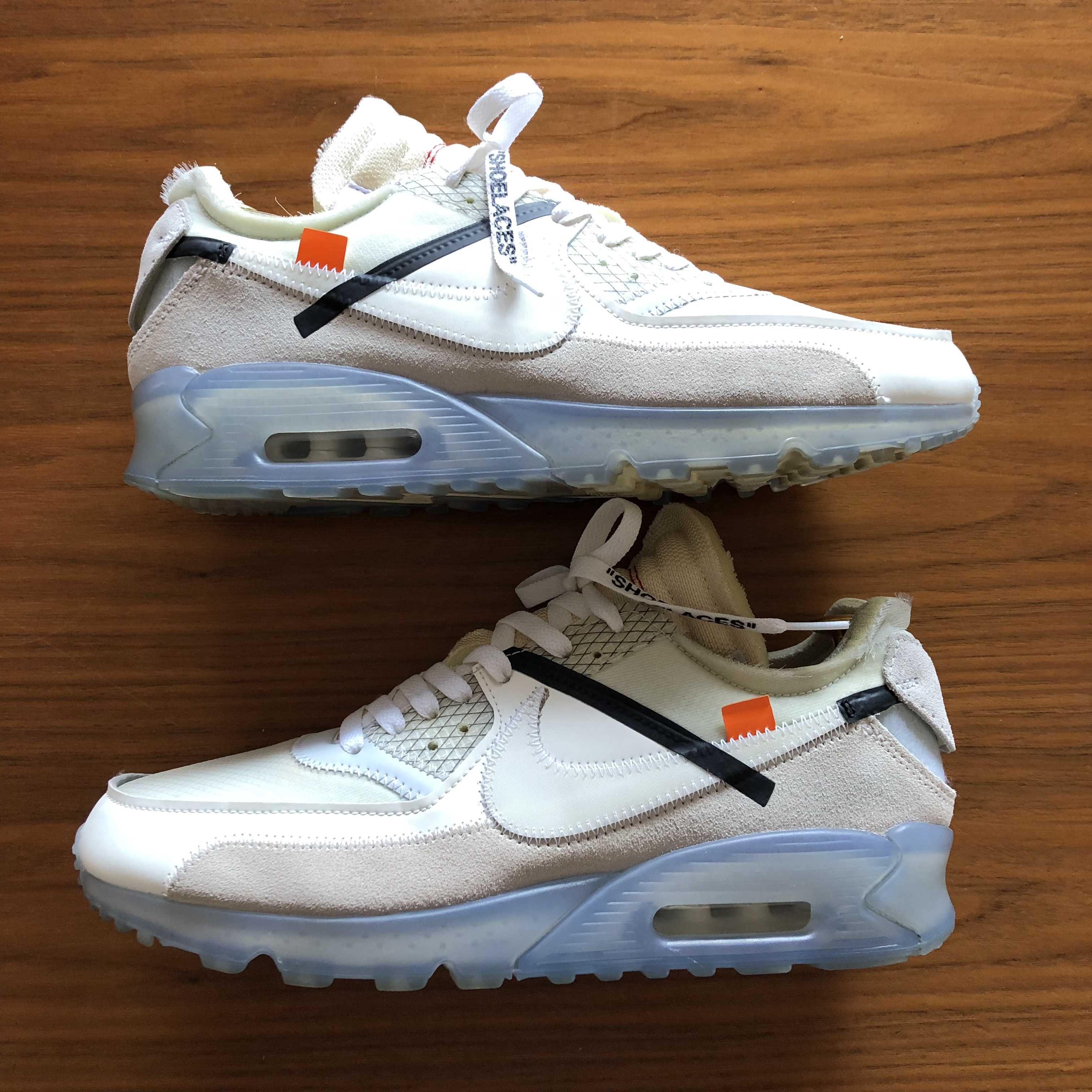 Off-White × Nike Air Max 90 "The 10/Sail"
