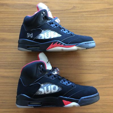 Supreme × Nike Air Jordan 5 Retro "Black"