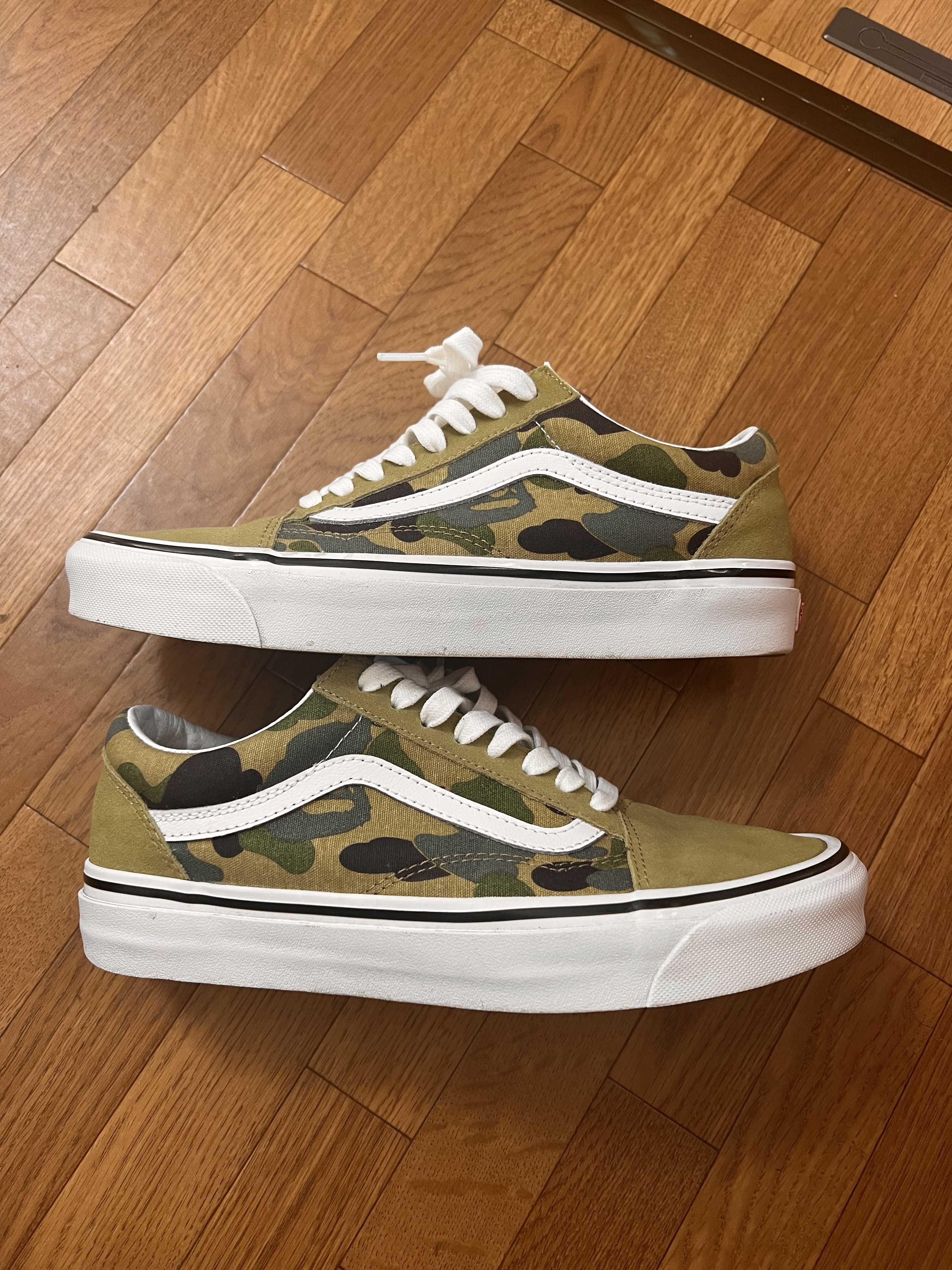 A BATHING APE®︎ × Vans ABC Camo Old Skool "Green"