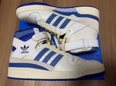 adidas Forum 84 High Blue Thread "Off White-Bright Blue/Footwear White"