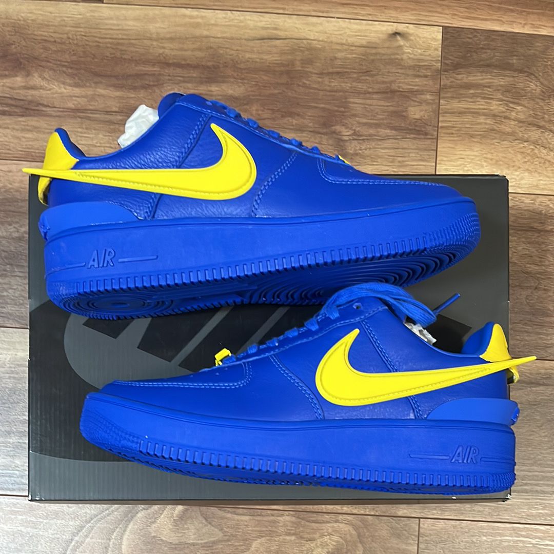 AMBUSH × Nike Air Force 1 Low "Game Royal and Vivid Sulfur"