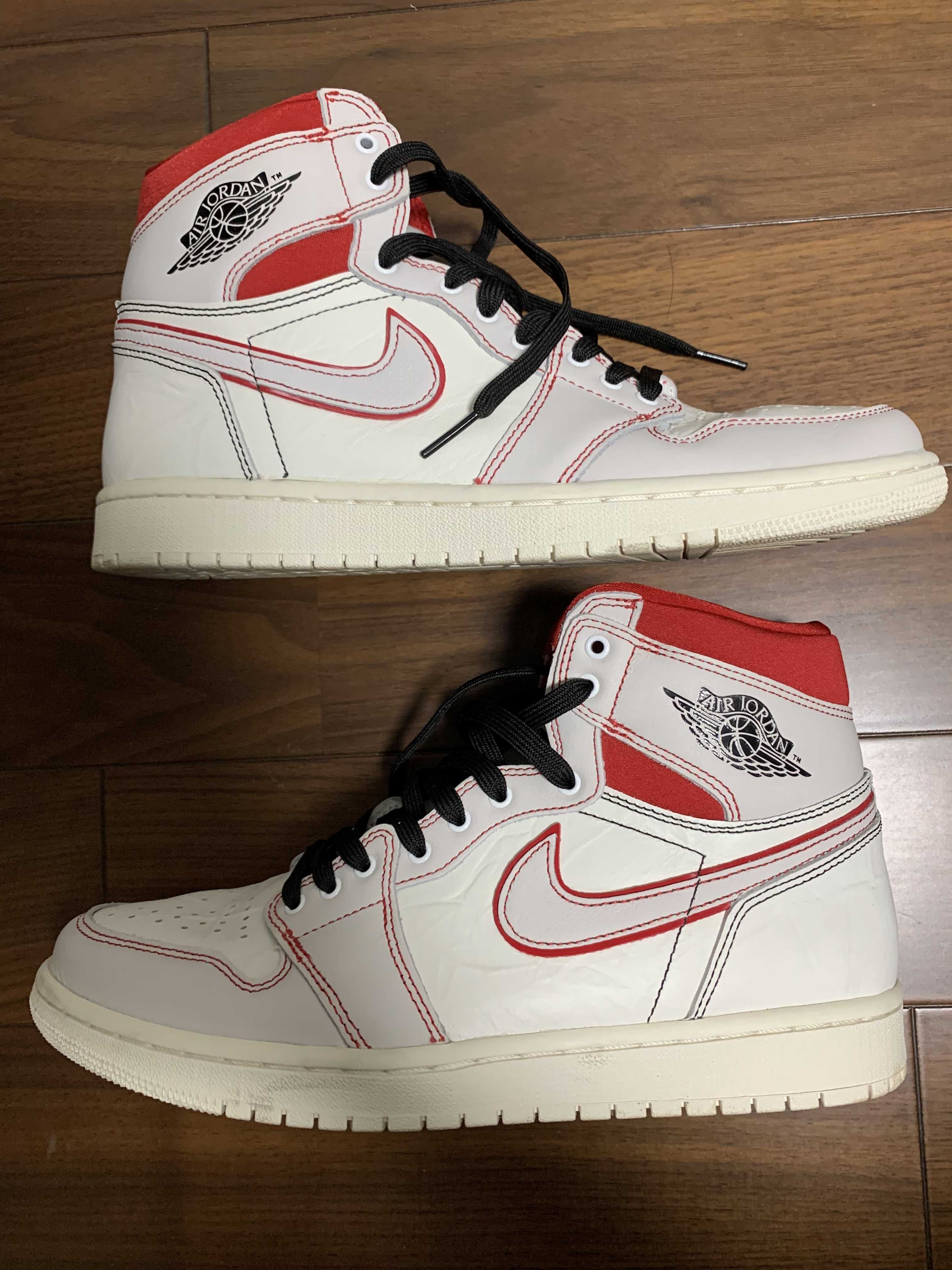 Nike Air Jordan 1 Retro High OG "Sail/University Red"     