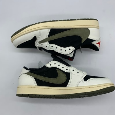 Travis Scott × Nike Women's Air Jordan 1 Low OG "Medium Olive"