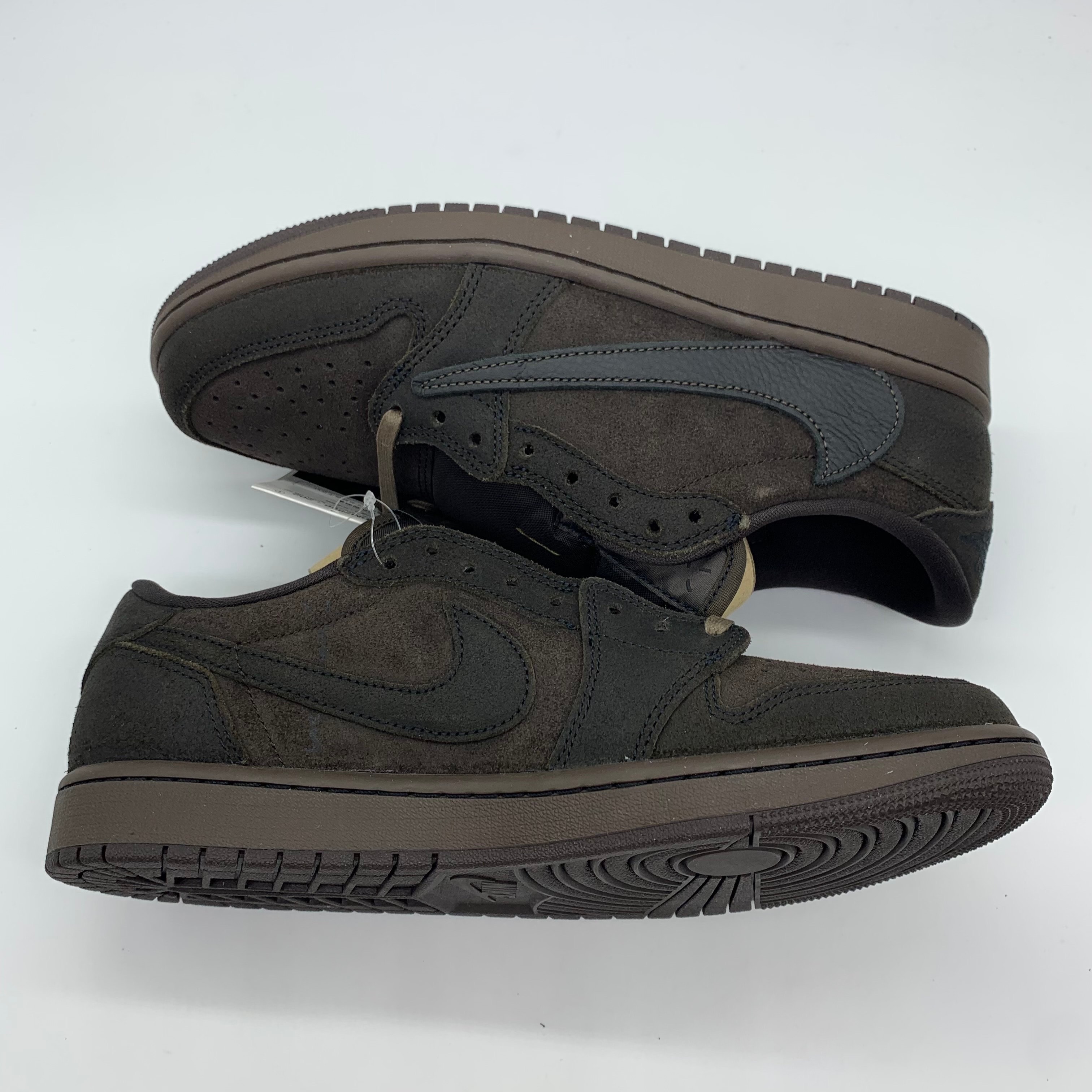 Travis Scott × Nike Air Jordan 1 Low OG SP "Velvet Brown and Dark Mocha"