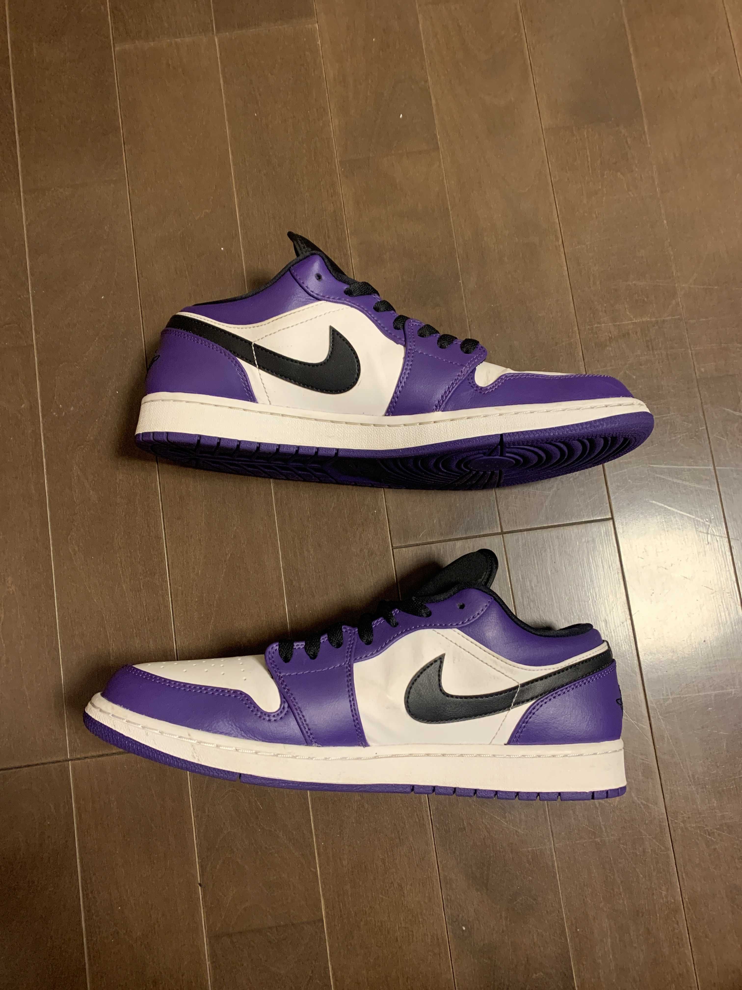 NIKE AIR JORDAN 1 LOW "COURT PURPLE"