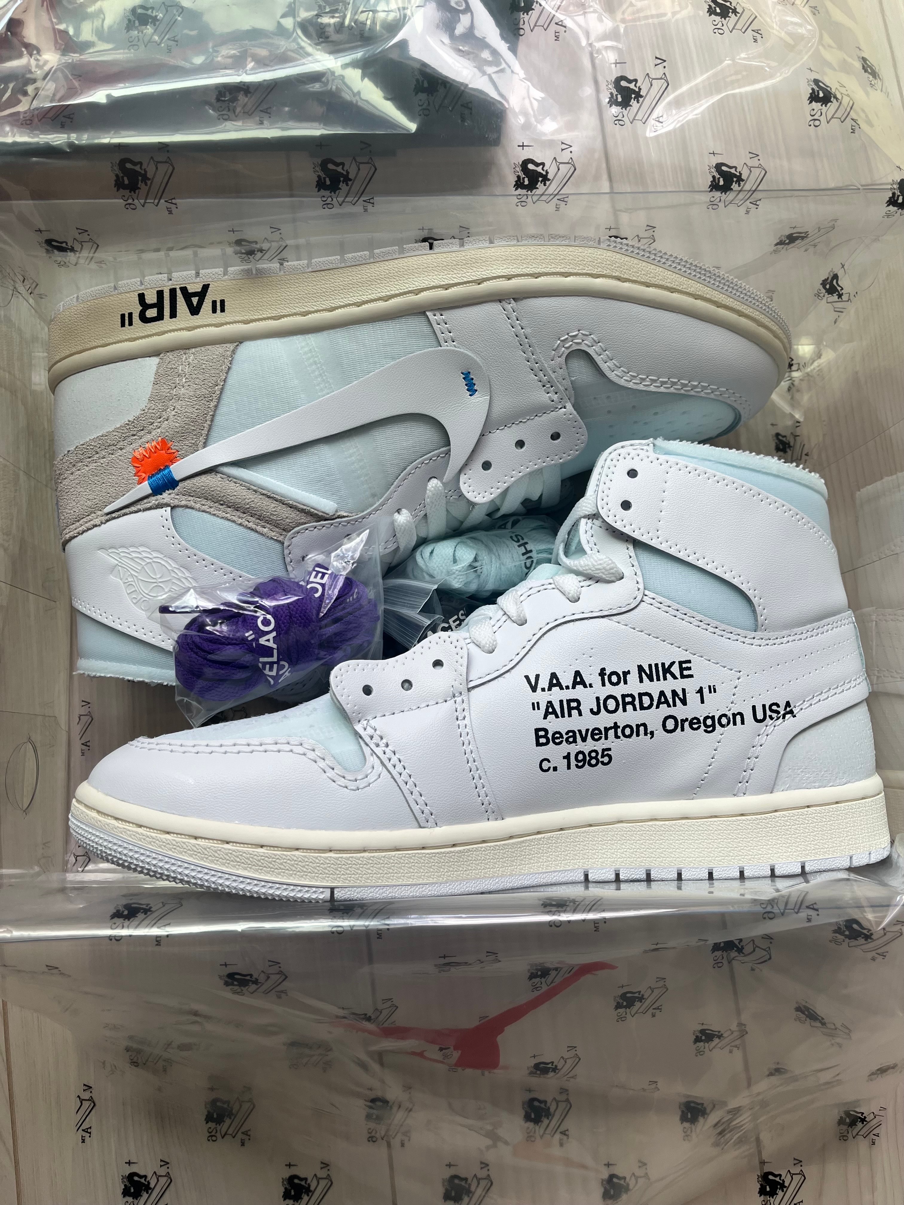 Virgil Abloh Archive (V.A.A.) × Nike Air Jordan 1 Retro High OG "Alaska"