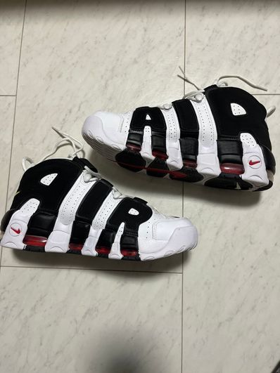 Nike Air More up Tempo "White/Black/University Red"(~2018)