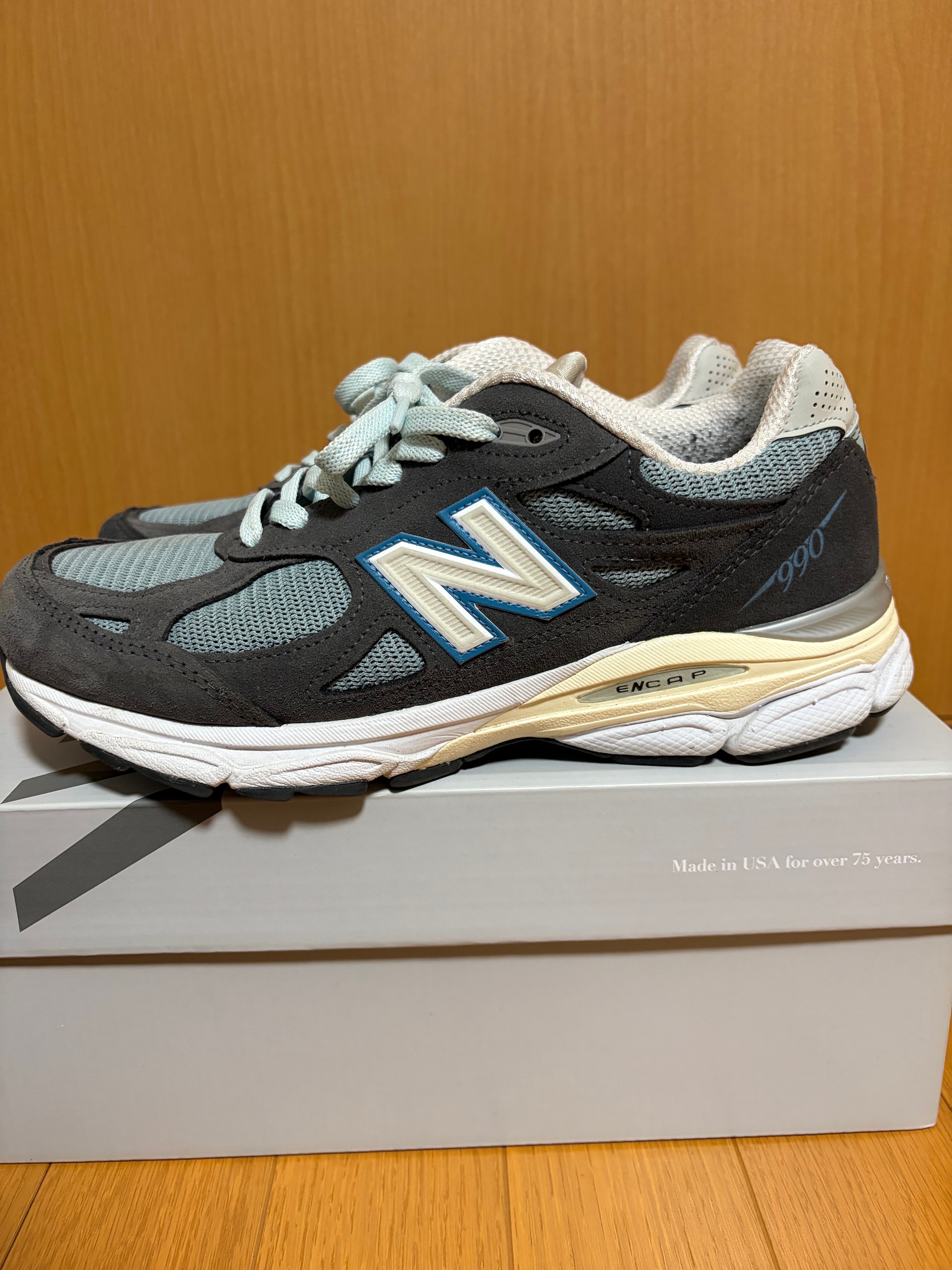 KITH × New Balance 990V3 "Steel Blue"