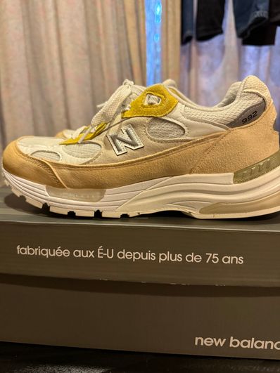 Paperboy × New Balance 992 "Fried Egg"