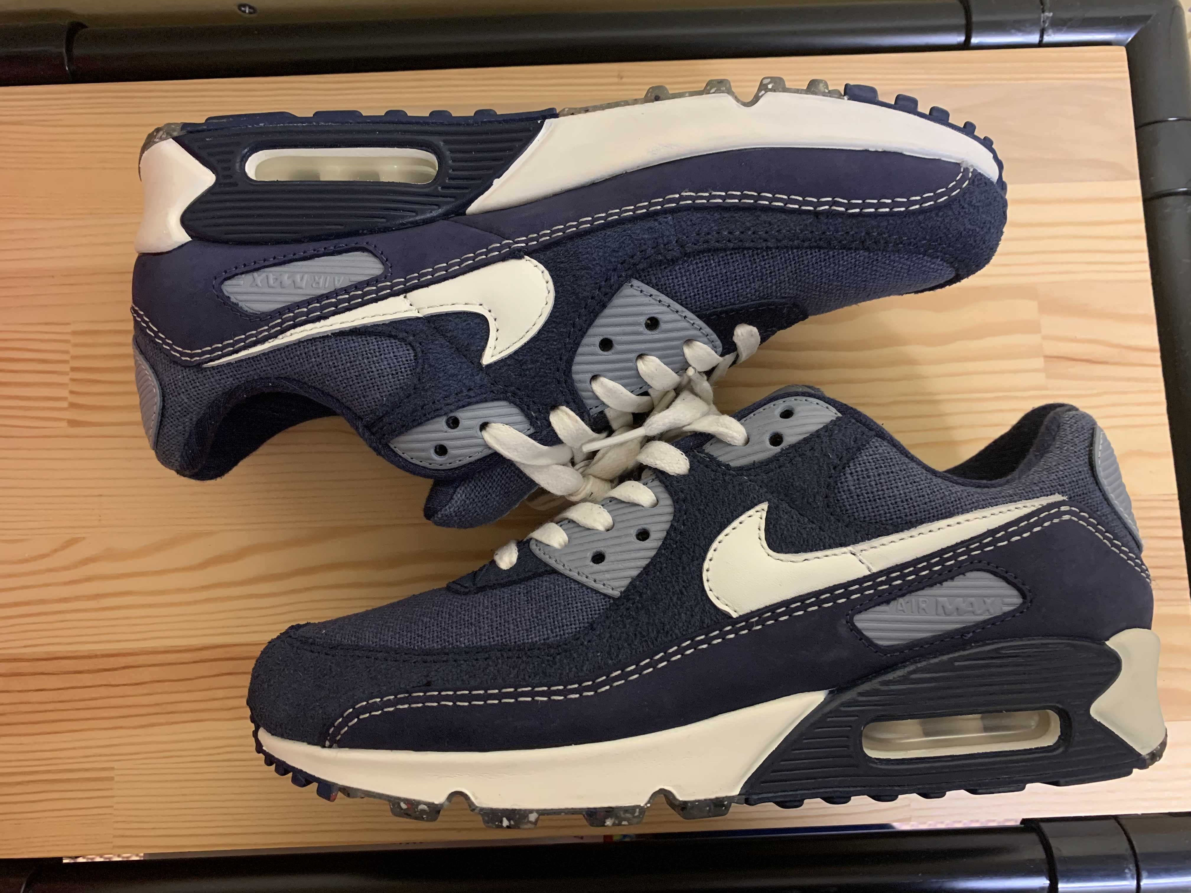 NIKE AIR MAX 90 "DIFFUSED BLUE/SAIL/MIDNIGHT NAVY/OBSIDIAN MIST"