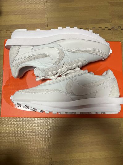sacai × Nike LDV Waffle "Triple White"