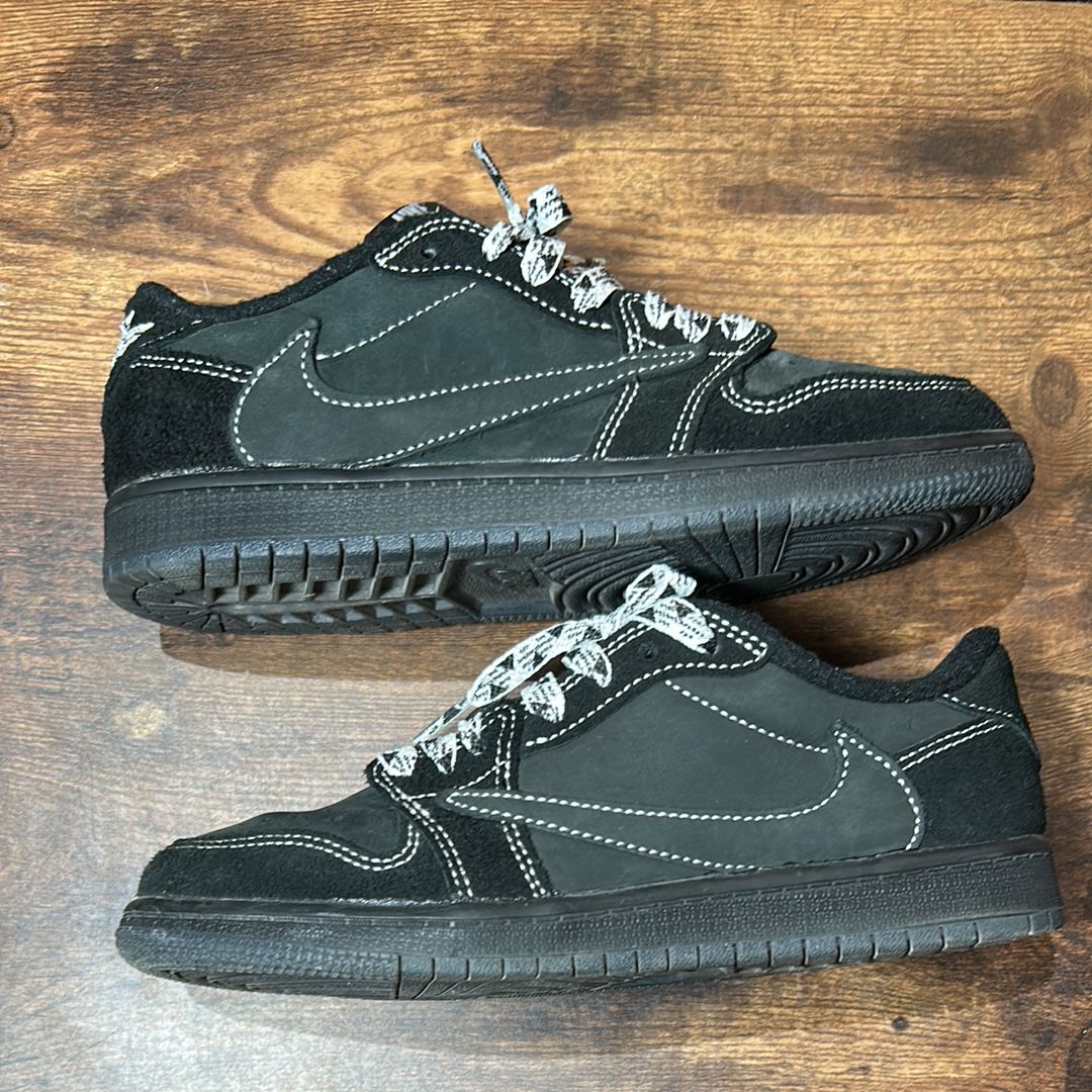 Travis Scott × Nike PS Air Jordan 1 Low OG SP "Black Phantom"