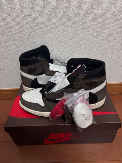 Travis Scott × Nike Air Jordan 1 Retro High OG TS SP "Sail/Dark Mocha"