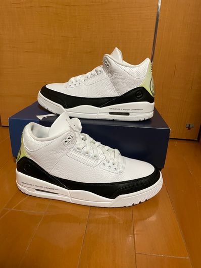 Fragment × Nike Air Jordan 3 "White/Black"