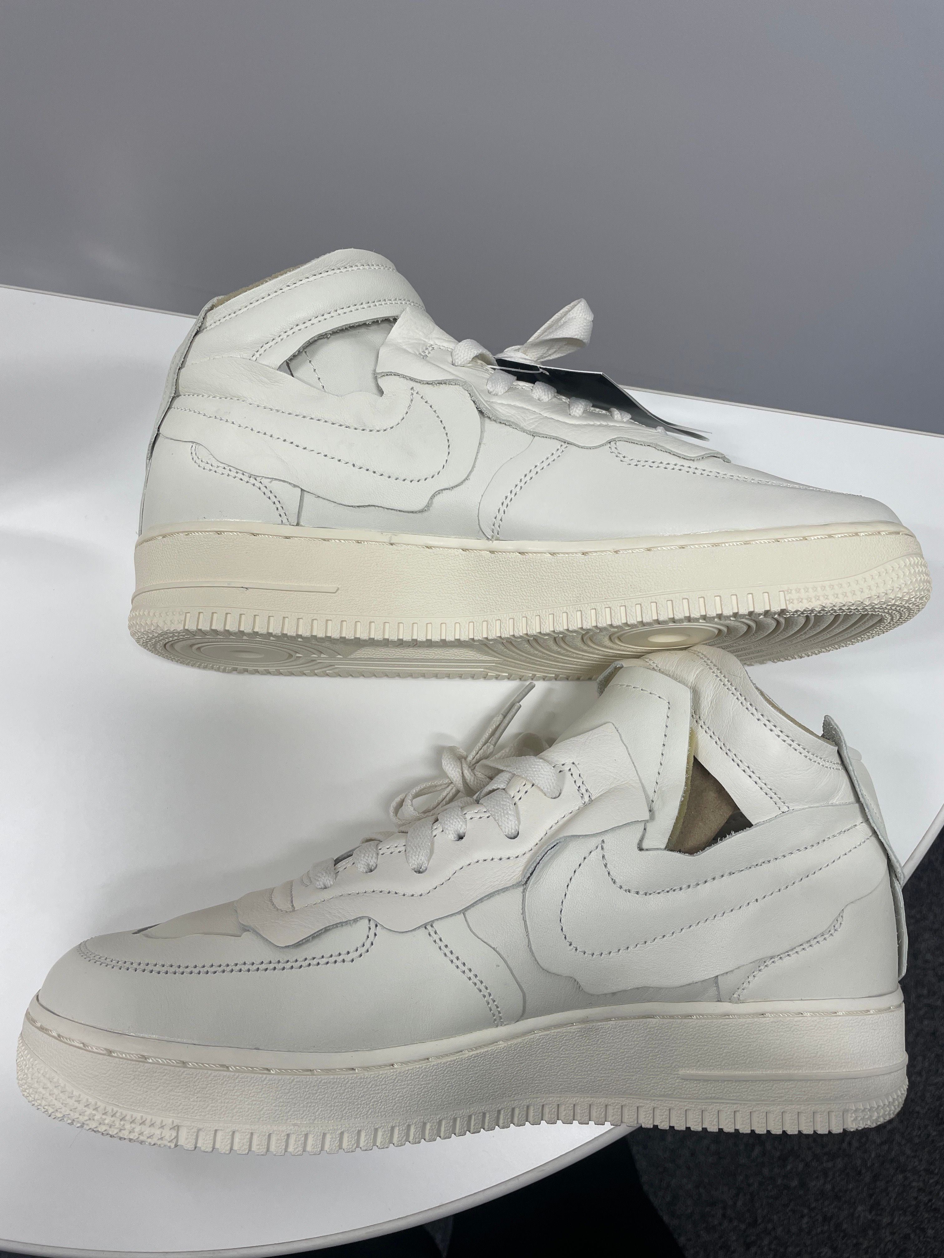 COMME des GARCONS × Nike Air Force 1 Mid "White"