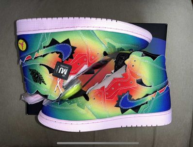 J Balvin × Nike Air Jordan 1 High OG "Rainbow"
