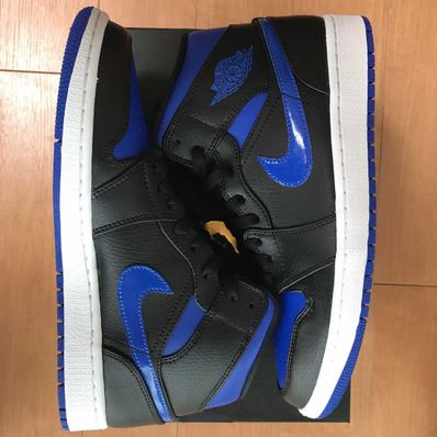 NIKE AIR JORDAN 1 MID "BLACK/BLUE"