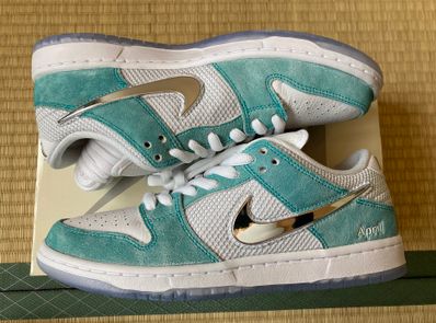 APRIL SKATEBOARDS × Nike SB Dunk Low Pro QS "White and Multi-Color"