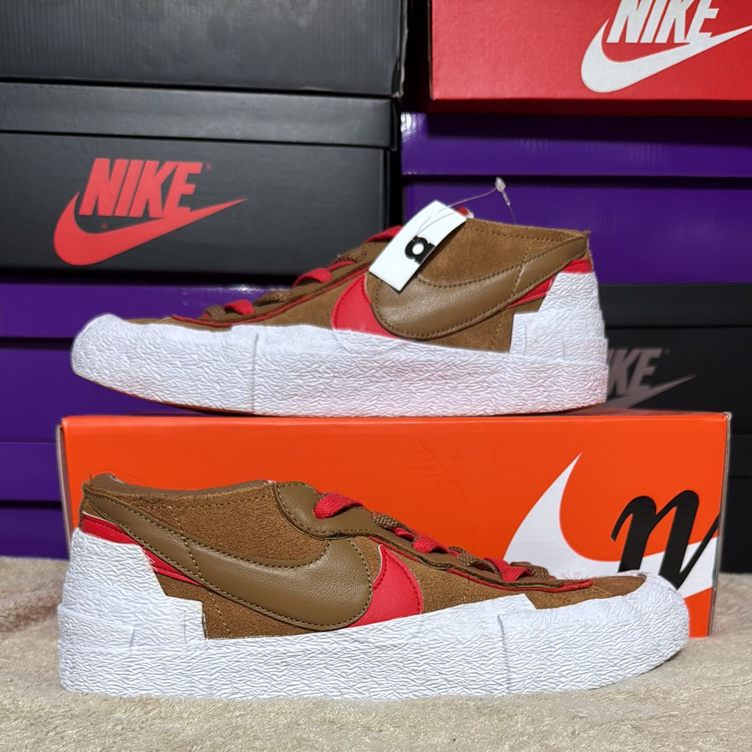 SACAI × NIKE BLAZER LOW "BRITISH TAN"