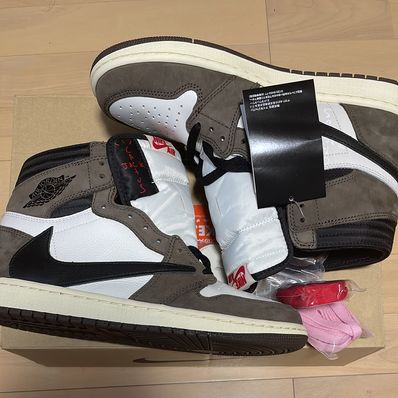 Travis Scott × Nike Air Jordan 1 Retro High OG TS SP "Sail/Dark Mocha"