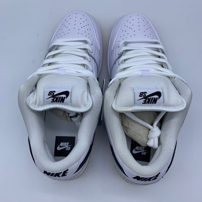 Nike SB Dunk Low Pro "White/Black-White-Gum Light Brown"