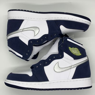 Nike GS Air Jordan 1 High OG CO.JP "Midnight Navy" (2020)(ブリーフケースなし)
