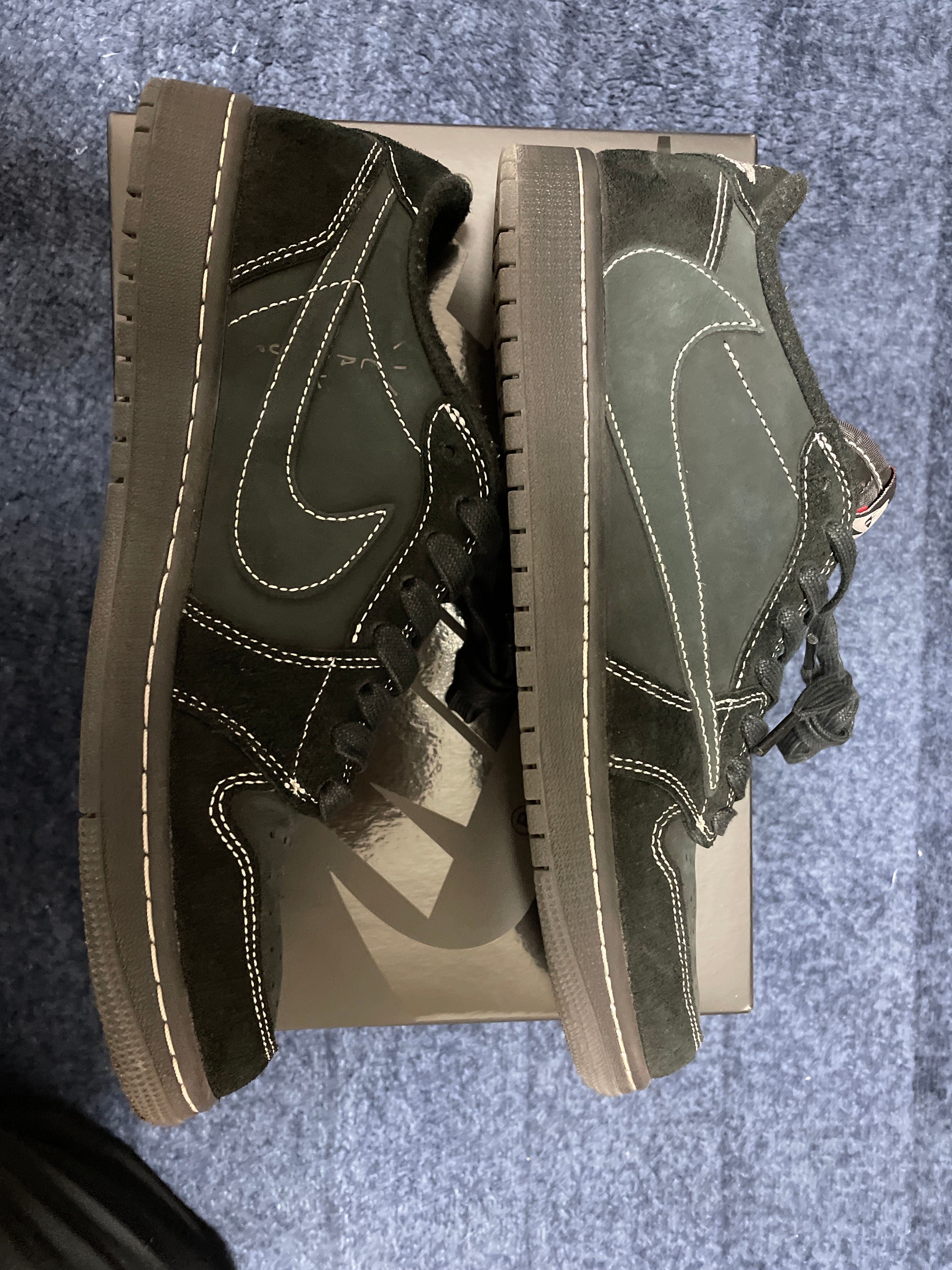 Travis Scott × Nike Air Jordan 1 Low OG SP "Black Phantom"