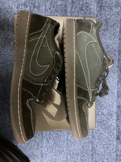 Travis Scott × Nike Air Jordan 1 Low OG SP "Black Phantom"