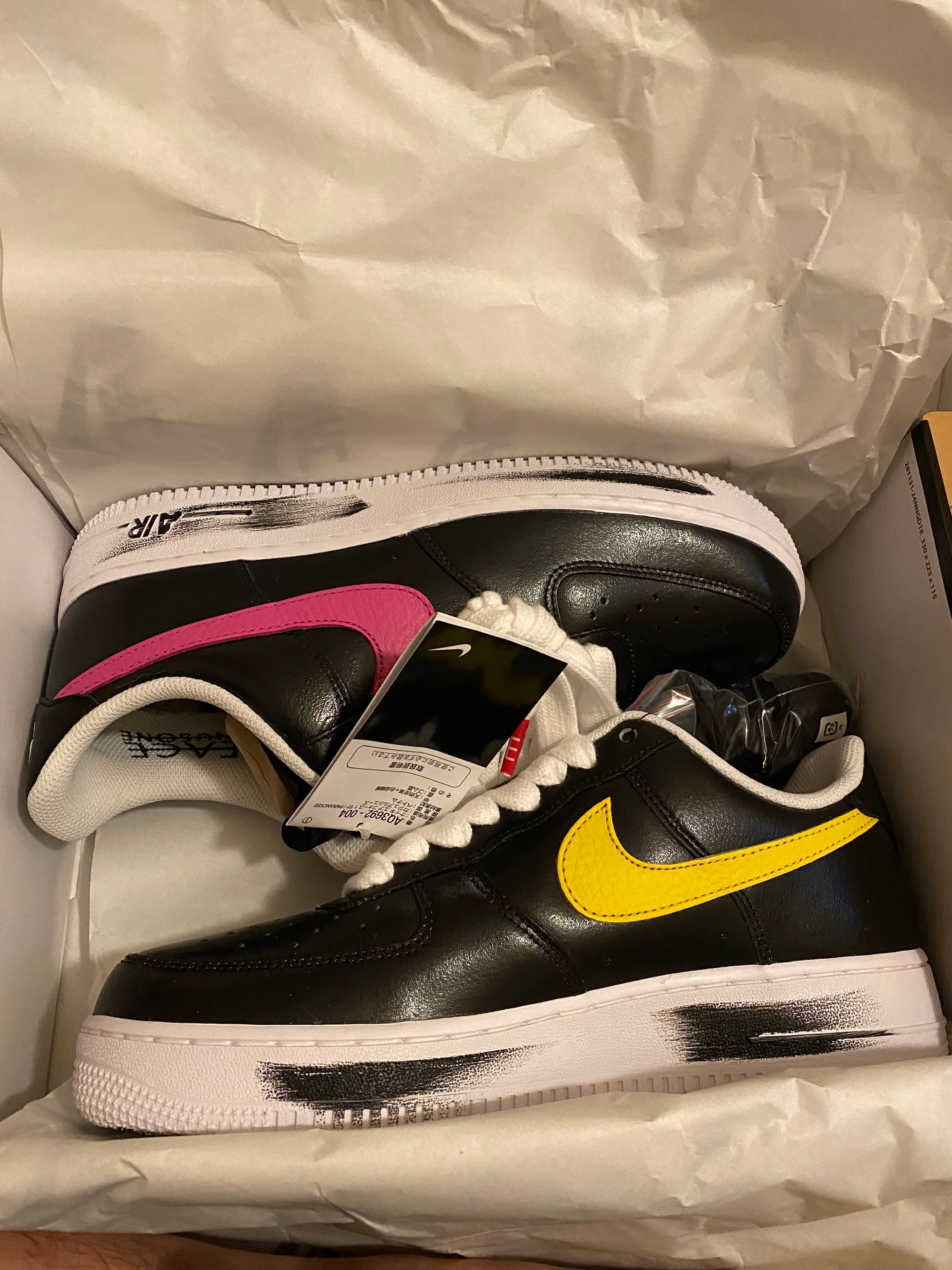 PEACEMINUSONE × Nike Air Force 1 Low '07 Para-Noise 3.0 "Black and Multi-Color" / G-DRAGON