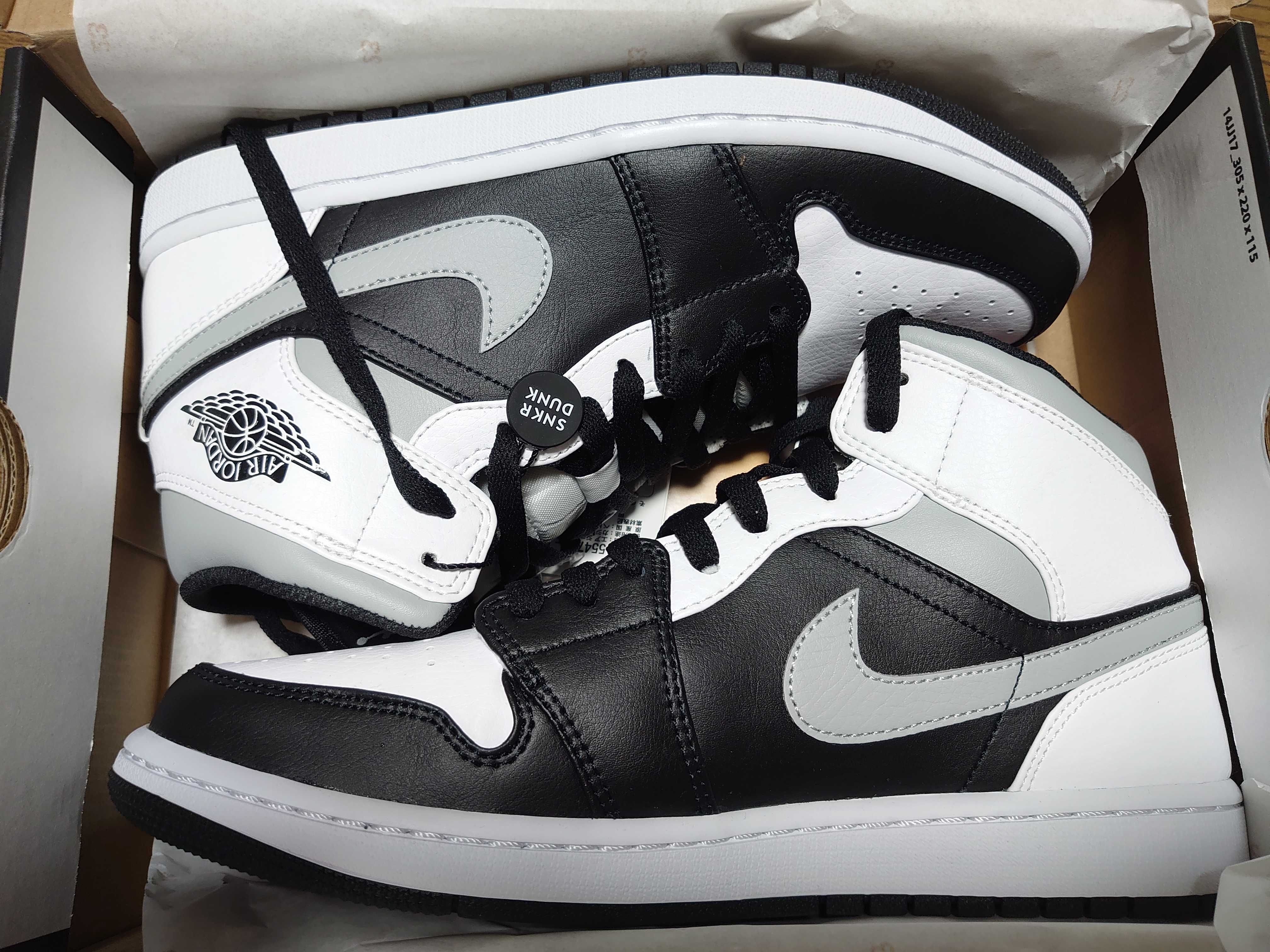 NIKE AIR JORDAN 1 MID "WHITE SHADOW"